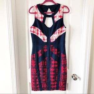 BCBGMAXAZRIA Averie Print Dress